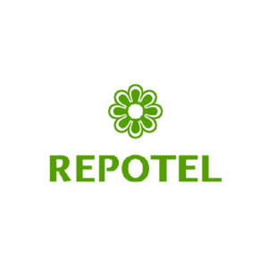 Logo de la société Repotel qui est partenaire de la société Tifexel Coiffure et Esthétique.